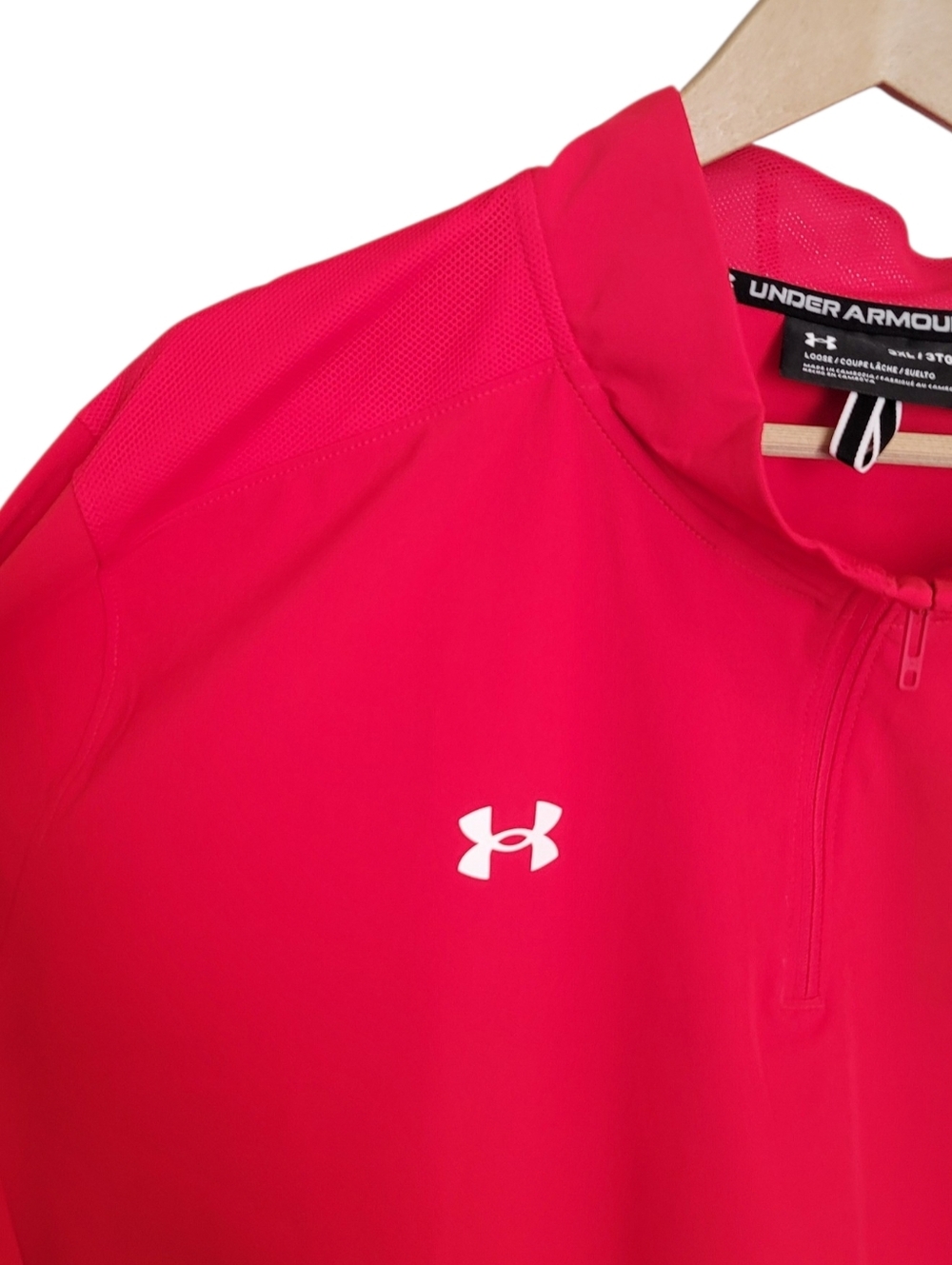 🆕️Under Armour UA Motivate 2.0 Long Sleeve Water Resistant Popover Shirt - Picture 7 of 12